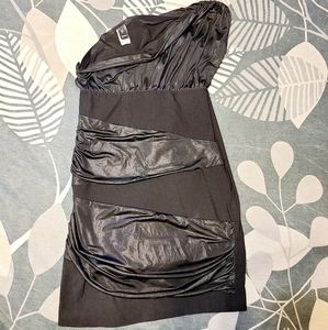 Black One Shoulder Dress